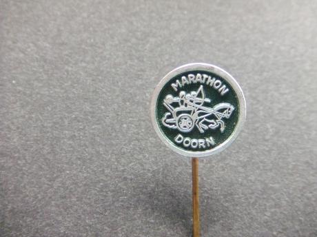 S.c. Marathon Doorn handboogvereniging.logo strijder groen